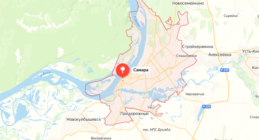 Карта Самары - Ремонт бытовой техники Indesit в Самаре